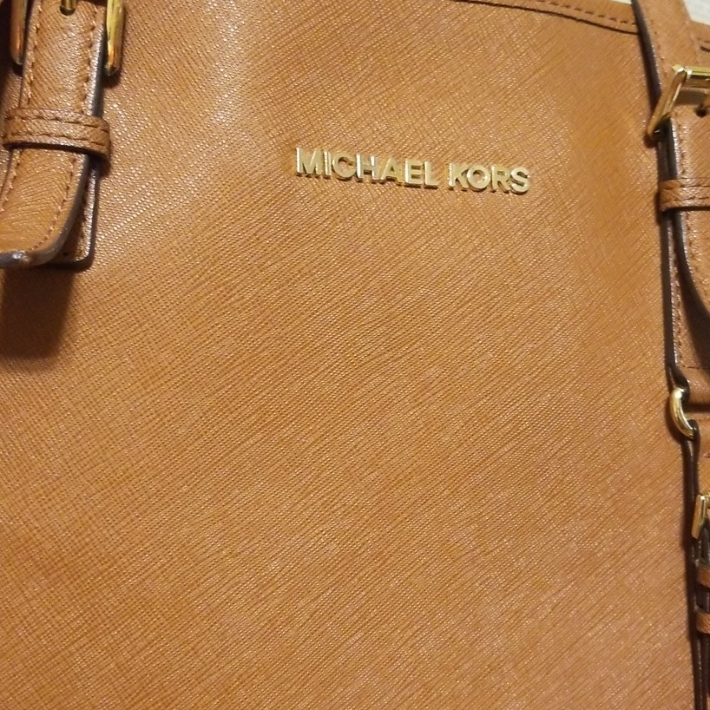 Michael Kors Jet Set Tote:Acorn - Picture 3 of 8